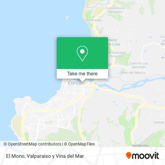 Mapa de El Mono
