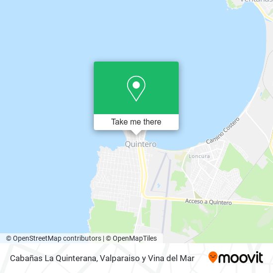 Cabañas La Quinterana map