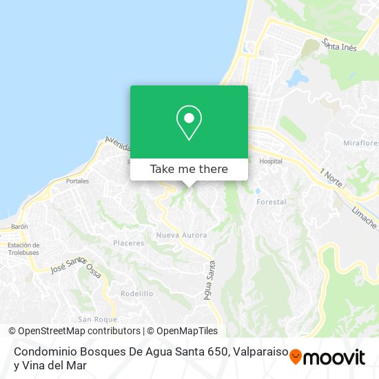 Condominio Bosques De Agua Santa 650 map