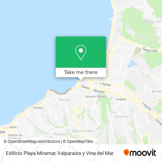 Edificio Playa Miramar map