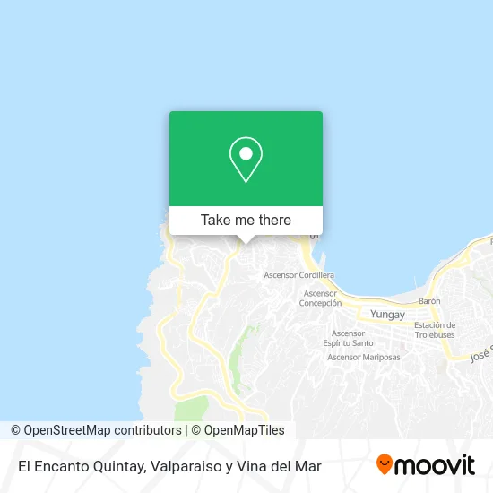 Mapa de El Encanto Quintay