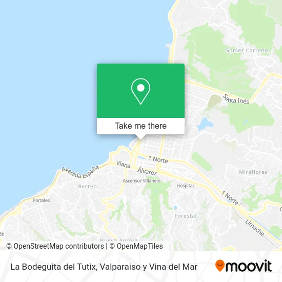 Mapa de La Bodeguita del Tutix