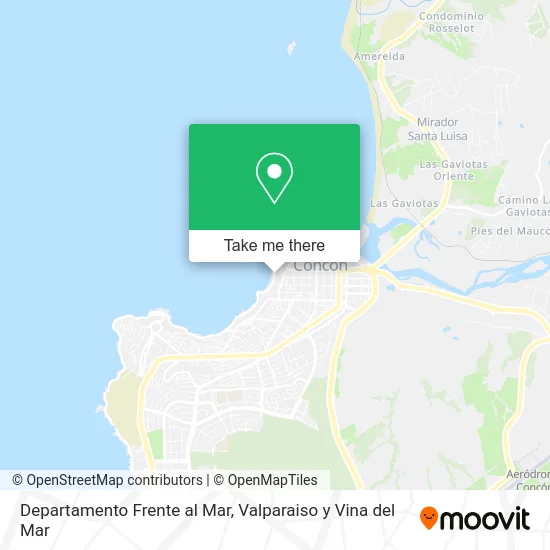Mapa de Departamento Frente al Mar