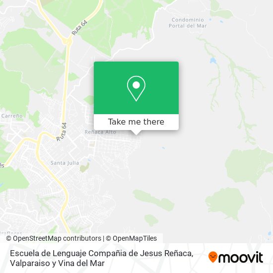 Escuela de Lenguaje Compañia de Jesus Reñaca map