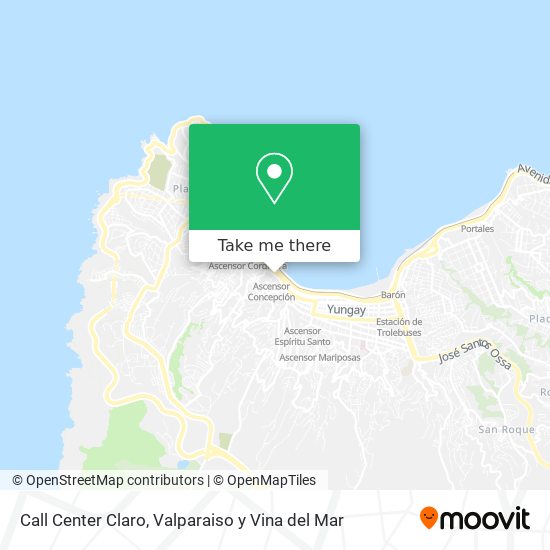 Call Center Claro map