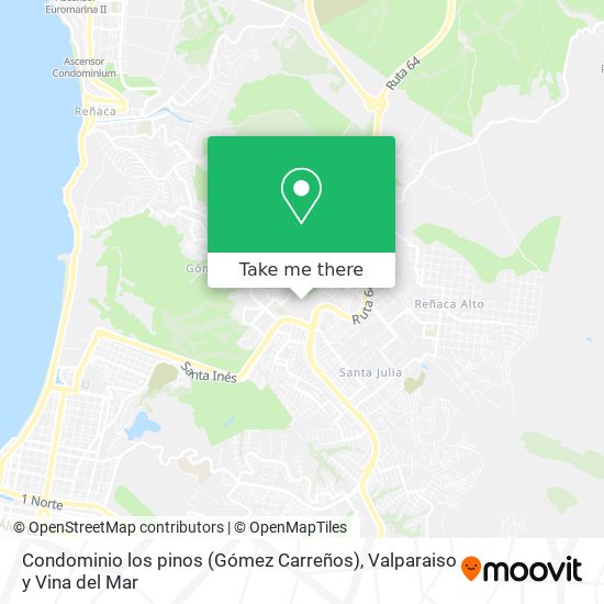 Condominio los pinos (Gómez  Carreños) map