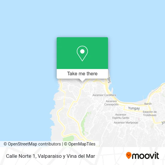 Mapa de Calle Norte 1