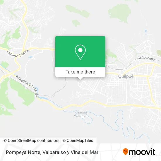 Mapa de Pompeya Norte