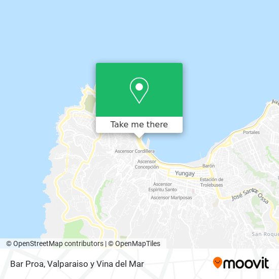 Bar Proa map