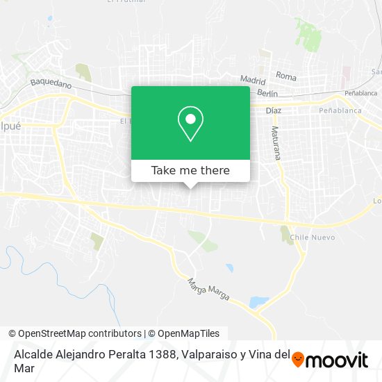 Alcalde Alejandro Peralta 1388 map