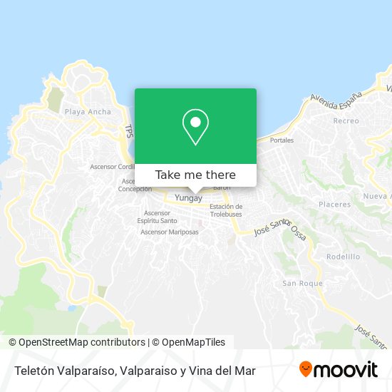 Mapa de Teletón Valparaíso