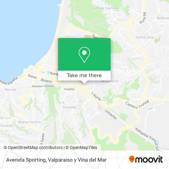 Avenida Sporting map