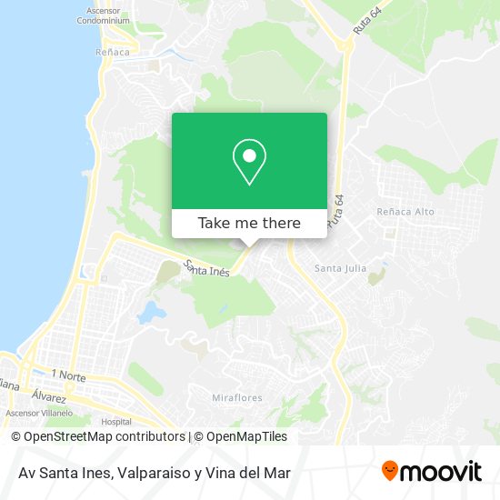 Av Santa Ines map