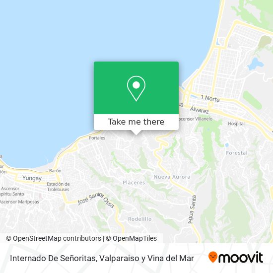 Internado De Señoritas map