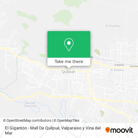 Mapa de El Gigantón - Mall De Quilpué