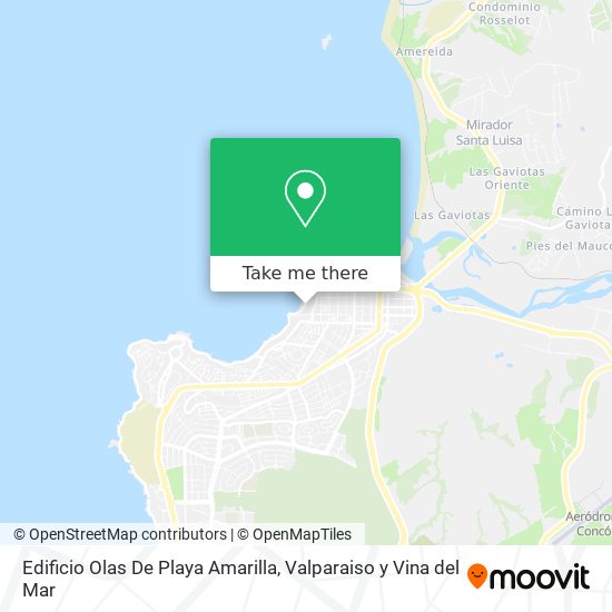 Mapa de Edificio Olas De Playa Amarilla