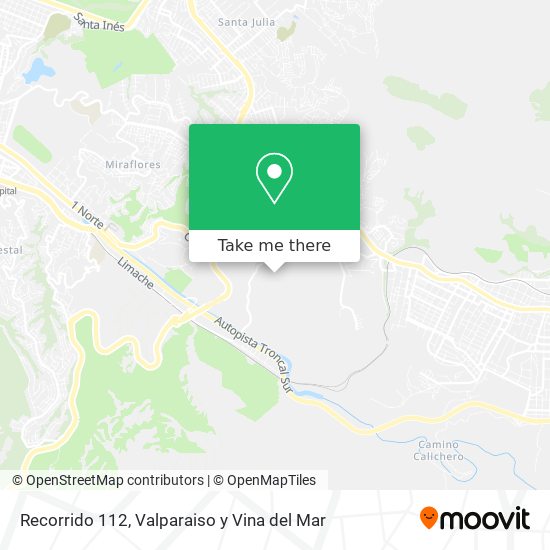 Recorrido 112 map