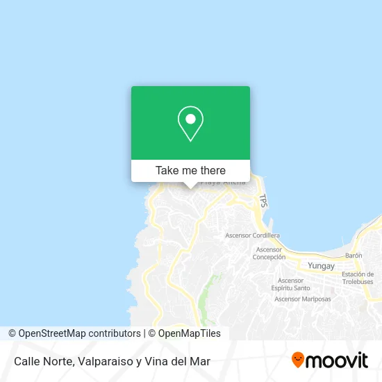Mapa de Calle Norte