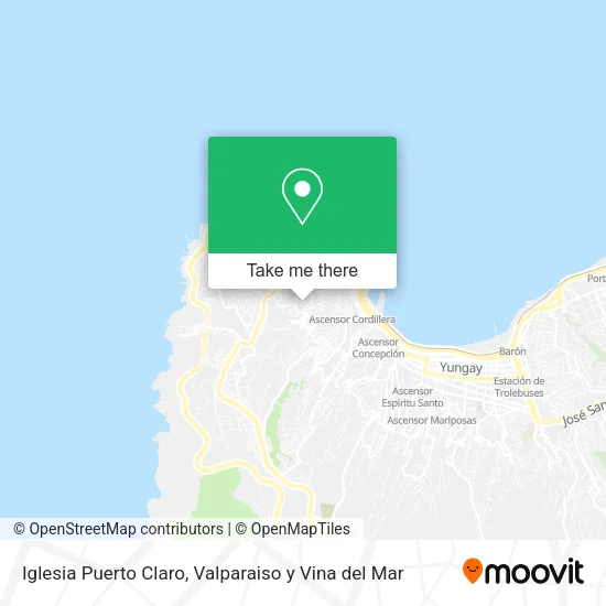 Iglesia Puerto Claro map