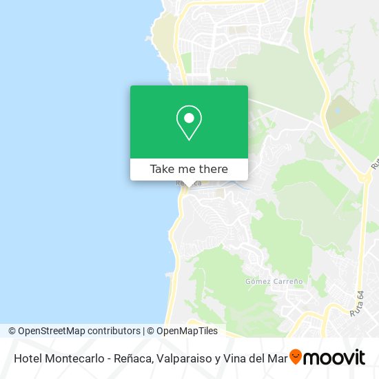 Hotel Montecarlo -  Reñaca map