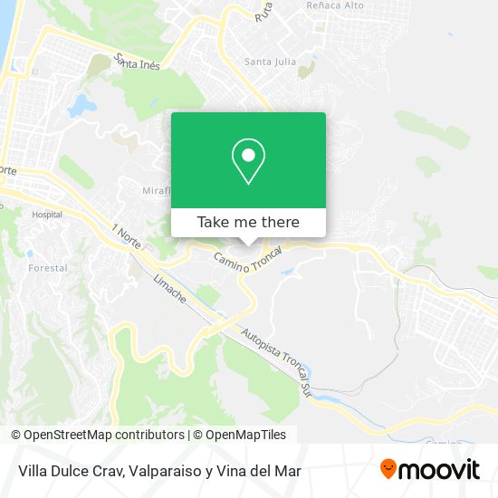 Villa Dulce Crav map