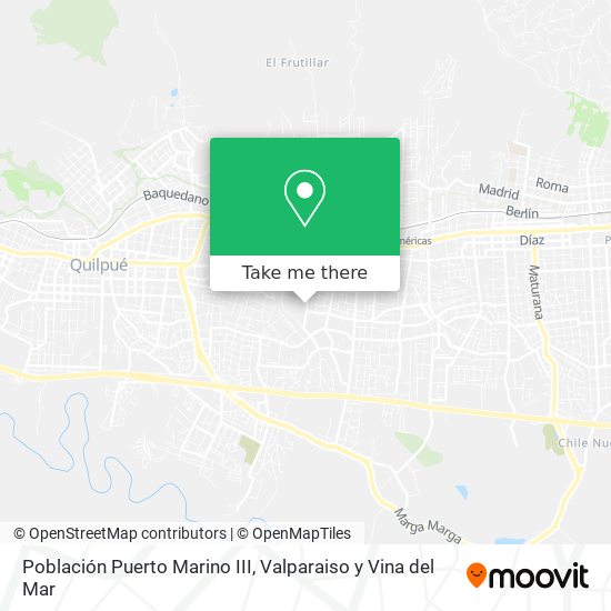 Mapa de Población Puerto Marino III