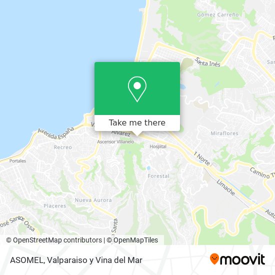 Mapa de ASOMEL
