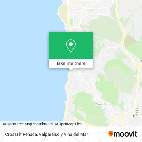 CrossFit Reñaca map