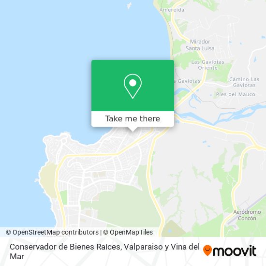 Conservador de Bienes Raíces map