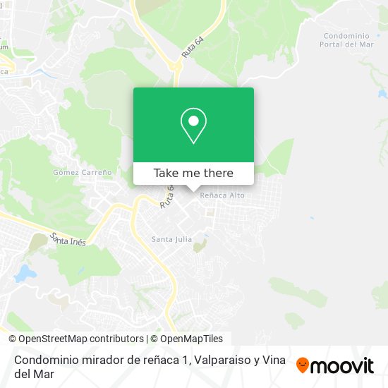 Condominio mirador de reñaca 1 map