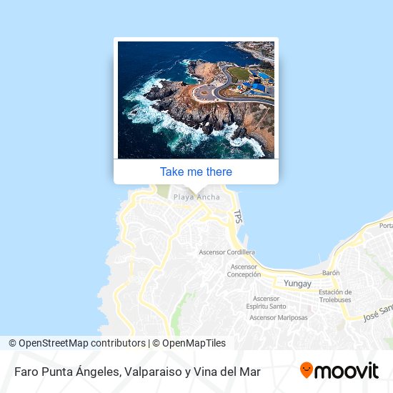 Mapa de Faro Punta Ángeles