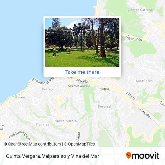 Quinta Vergara map