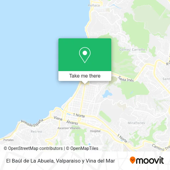 El Baúl de La Abuela map