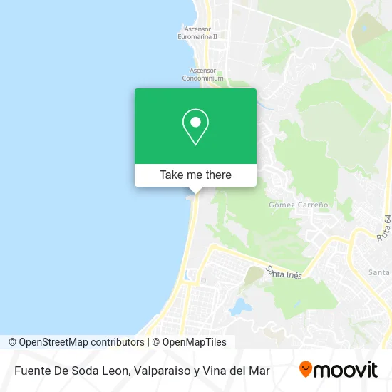 Fuente De Soda Leon map