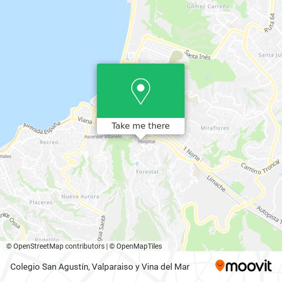 Colegio San Agustín map