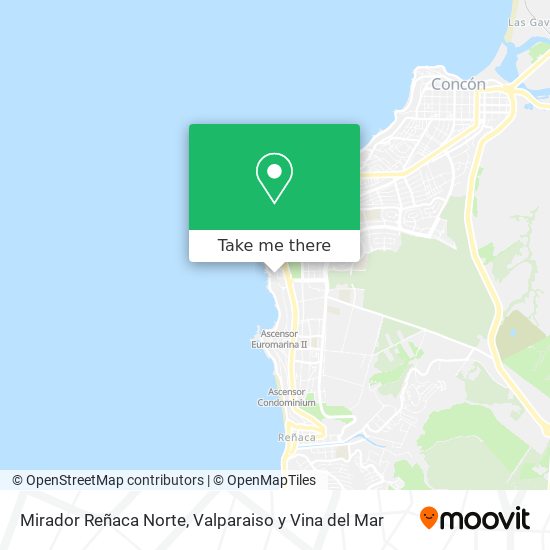 Mapa de Mirador Reñaca Norte