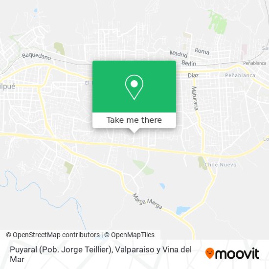 Puyaral (Pob. Jorge Teillier) map