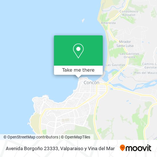 Mapa de Avenida Borgoño 23333