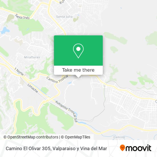 Camino El Olivar 305 map
