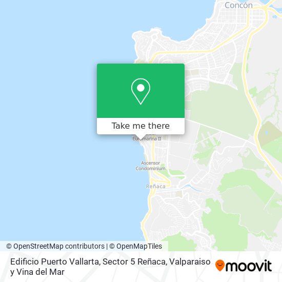 Mapa de Edificio Puerto Vallarta, Sector 5 Reñaca