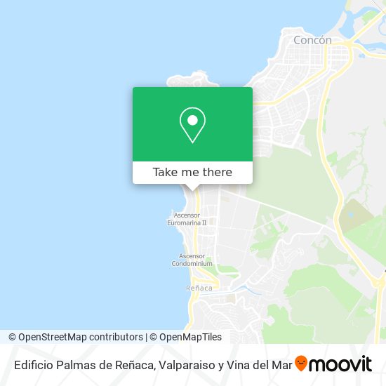Mapa de Edificio Palmas de Reñaca