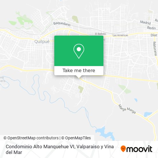 Mapa de Condominio Alto Manquehue VI