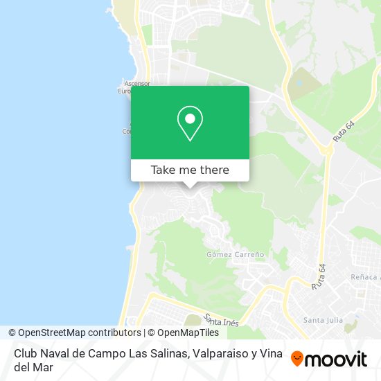 Club Naval de Campo Las Salinas map