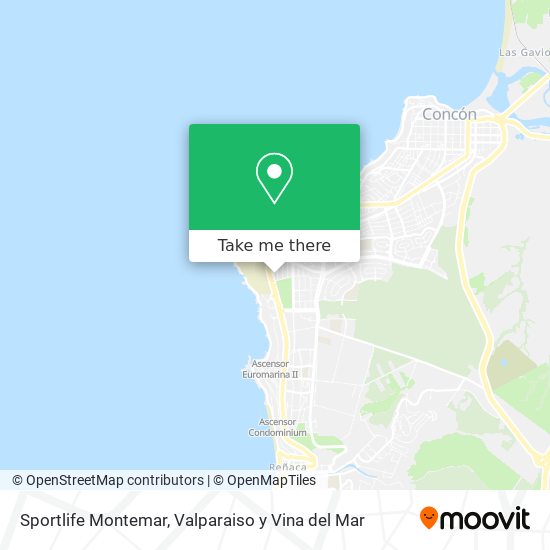 Mapa de Sportlife Montemar