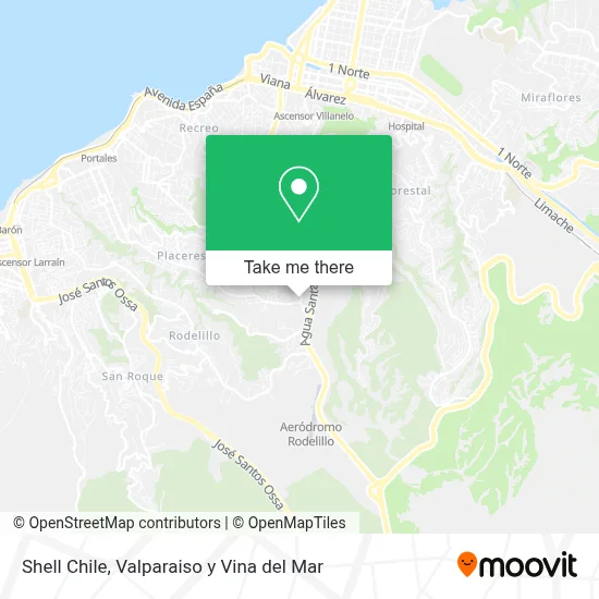 Shell Chile map