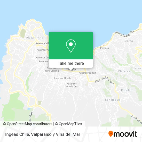 Ingeas Chile map