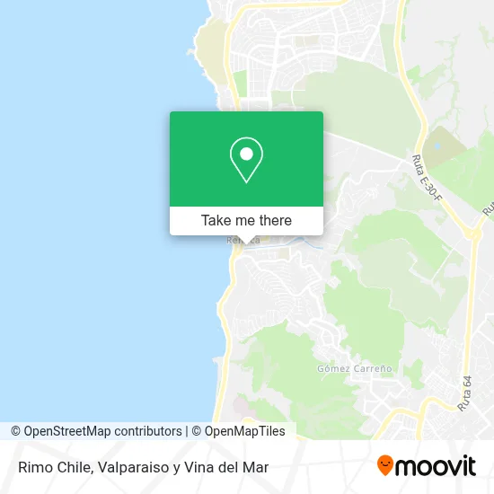Rimo Chile map