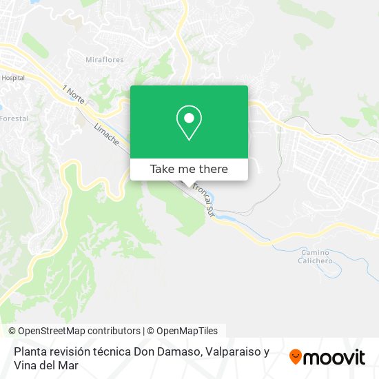 Planta revisión técnica Don Damaso map