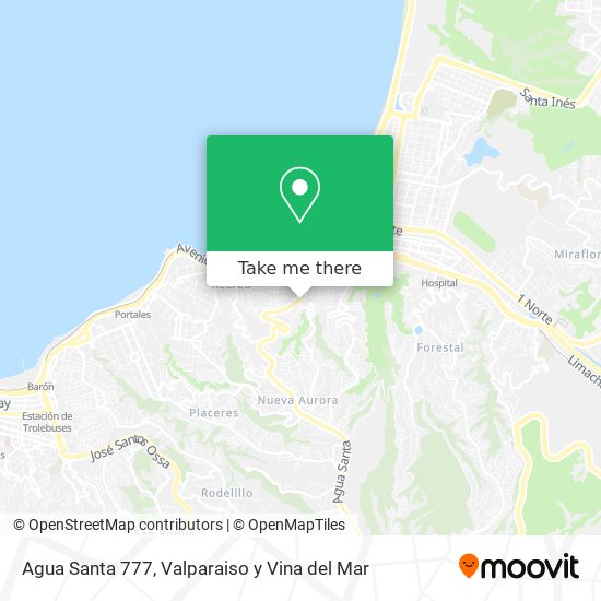 Mapa de Agua Santa 777