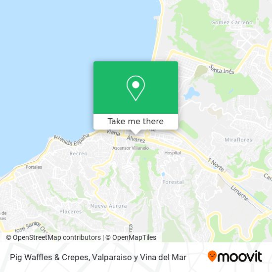 Pig Waffles & Crepes map